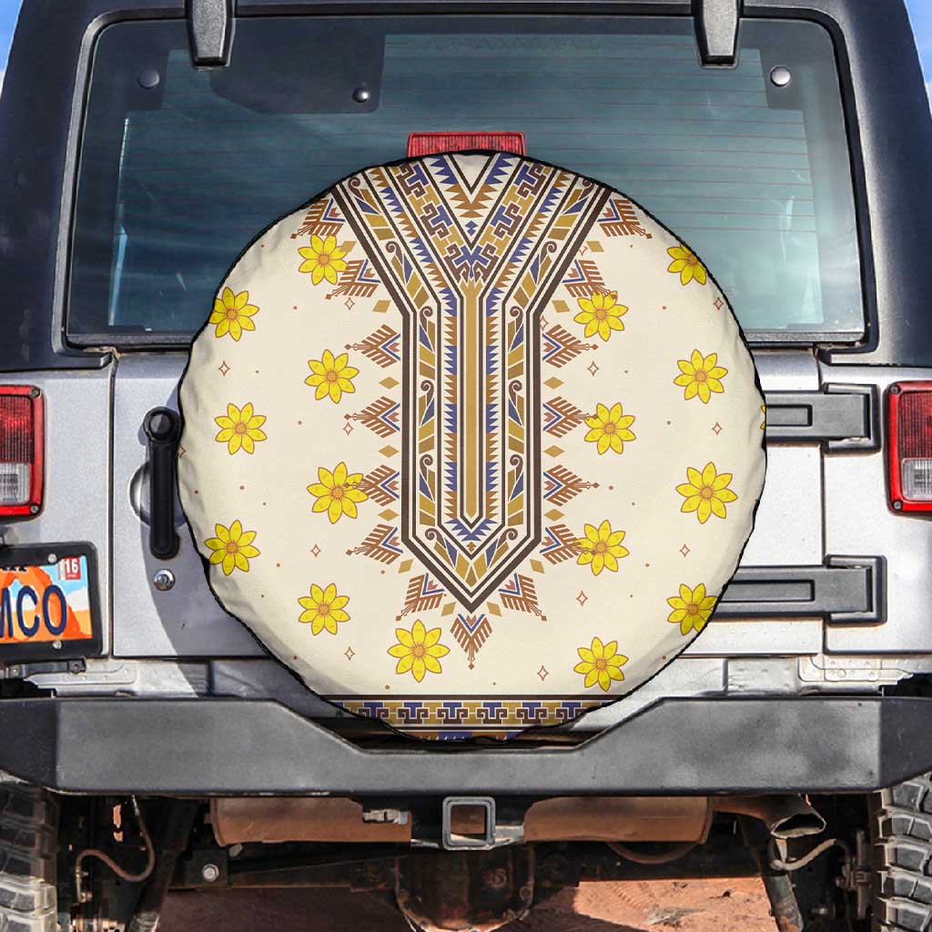 Enkutatash Dashiki Adey Abeba Pattern Spare Tire Cover