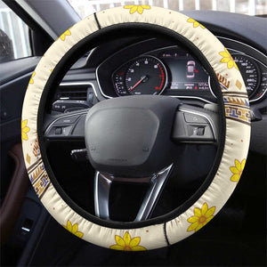 Enkutatash Dashiki Adey Abeba Pattern Steering Wheel Cover