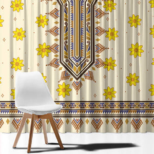 Enkutatash Dashiki Adey Abeba Pattern Window Curtain