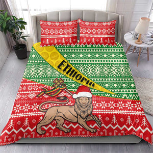 Ethiopia Christmas Bedding Set - Melkam Gena with African Pattern