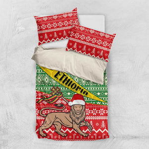 Ethiopia Christmas Bedding Set - Melkam Gena with African Pattern