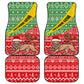 Ethiopia Christmas Car Mats - Melkam Gena with African Pattern