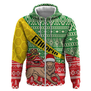 Ethiopia Christmas Hoodie - Melkam Gena with African Pattern