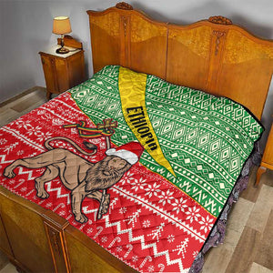 Ethiopia Christmas Quilt - Melkam Gena with African Pattern