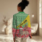 Ethiopia Christmas Women Casual Shirt - Melkam Gena with African Pattern LT01