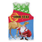 Custom Eritrea Christmas Basketball Jersey with Santa Claus and Dromedary Camel LT01