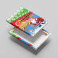 Eritrea Christmas Canvas Wall Art with Santa Claus and Dromedary Camel
