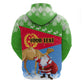 Custom Eritrea Christmas Hoodie with Santa Claus and Dromedary Camel
