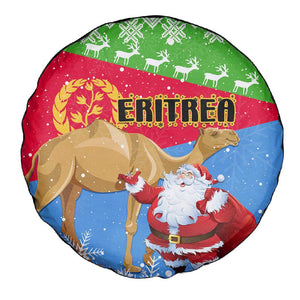 Eritrea Christmas Spare Tire Cover with Santa Claus and Dromedary Camel