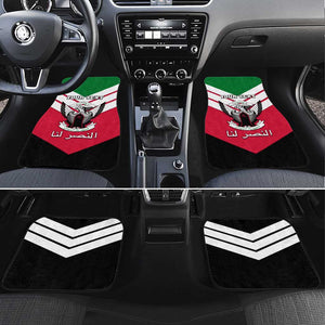 Sudan Independence Day Car Mats with Sudanese Secretary Bird