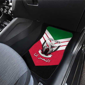 Sudan Independence Day Car Mats with Sudanese Secretary Bird