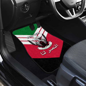 Sudan Independence Day Car Mats with Sudanese Secretary Bird