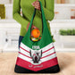 Sudan Independence Day Grocery Bag with Sudanese Secretary Bird