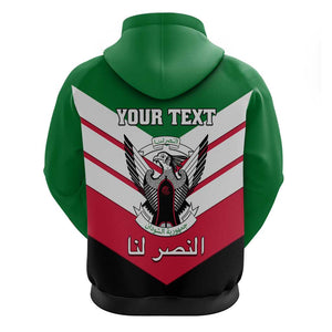 Sudan Independence Day Hoodie with Sudanese Secretary Bird