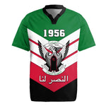 Sudan Independence Day Rugby Jersey with Sudanese Secretary Bird