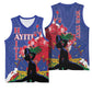 Personalised Afro Haiti Le Marron Inconnu Basketball Jersey Dashiki Mix Polynesian Pattern LT01