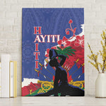 Personalised Afro Haiti Le Marron Inconnu Canvas Wall Art Dashiki Mix Polynesian Pattern