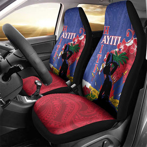 Personalised Afro Haiti Le Marron Inconnu Car Seat Cover Dashiki Mix Polynesian Pattern