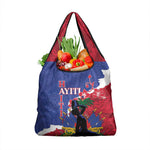 Personalised Afro Haiti Le Marron Inconnu Grocery Bag Dashiki Mix Polynesian Pattern