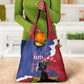 Personalised Afro Haiti Le Marron Inconnu Grocery Bag Dashiki Mix Polynesian Pattern
