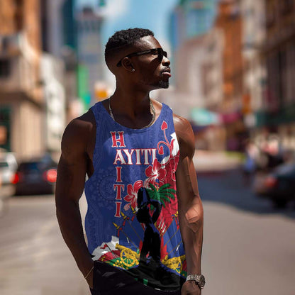 Personalised Afro Haiti Le Marron Inconnu Men Tank Top Dashiki Mix Polynesian Pattern