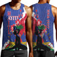 Personalised Afro Haiti Le Marron Inconnu Men Tank Top Dashiki Mix Polynesian Pattern