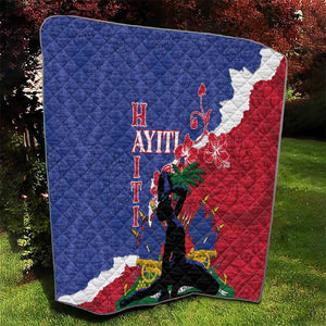 Personalised Afro Haiti Le Marron Inconnu Quilt Dashiki Mix Polynesian Pattern