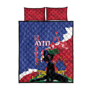 Personalised Afro Haiti Le Marron Inconnu Quilt Bed Set Dashiki Mix Polynesian Pattern