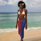 Personalised Afro Haiti Le Marron Inconnu Sarong Dashiki Mix Polynesian Pattern