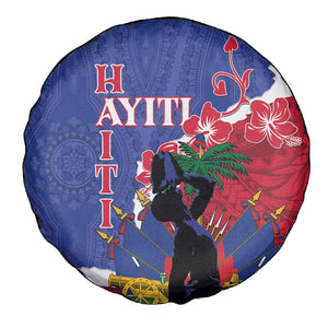 Personalised Afro Haiti Le Marron Inconnu Spare Tire Cover Dashiki Mix Polynesian Pattern