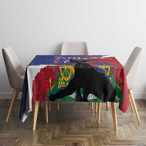 Personalised Afro Haiti Le Marron Inconnu Tablecloth Dashiki Mix Polynesian Pattern