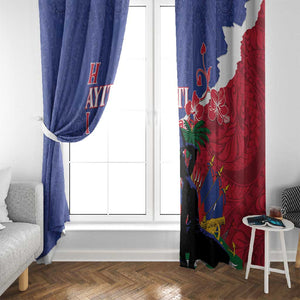 Personalised Afro Haiti Le Marron Inconnu Window Curtain Dashiki Mix Polynesian Pattern