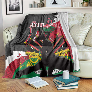 Personalised Afro Ayiti Neg Marron Blanket Dashiki Mix Polynesian Pattern