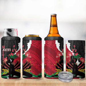 Personalised Afro Ayiti Neg Marron 4 in 1 Can Cooler Tumbler Dashiki Mix Polynesian Pattern