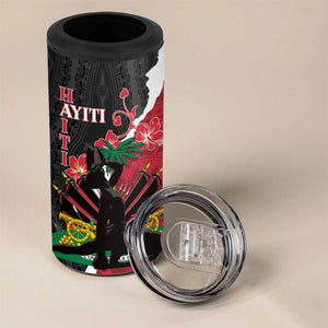 Personalised Afro Ayiti Neg Marron 4 in 1 Can Cooler Tumbler Dashiki Mix Polynesian Pattern