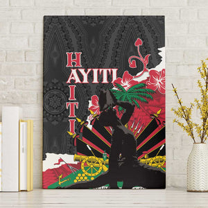 Personalised Afro Ayiti Neg Marron Canvas Wall Art Dashiki Mix Polynesian Pattern