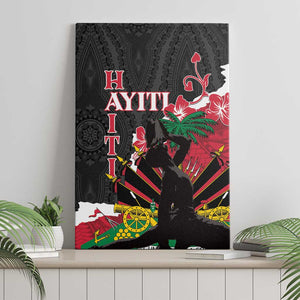 Personalised Afro Ayiti Neg Marron Canvas Wall Art Dashiki Mix Polynesian Pattern