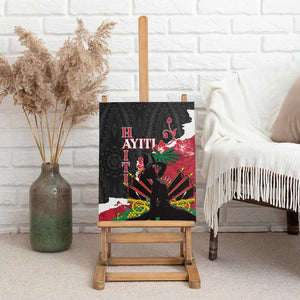 Personalised Afro Ayiti Neg Marron Canvas Wall Art Dashiki Mix Polynesian Pattern