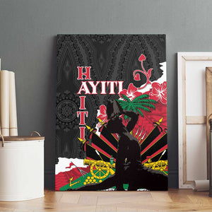 Personalised Afro Ayiti Neg Marron Canvas Wall Art Dashiki Mix Polynesian Pattern