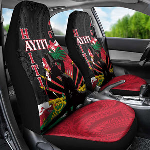 Personalised Afro Ayiti Neg Marron Car Seat Cover Dashiki Mix Polynesian Pattern