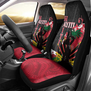 Personalised Afro Ayiti Neg Marron Car Seat Cover Dashiki Mix Polynesian Pattern