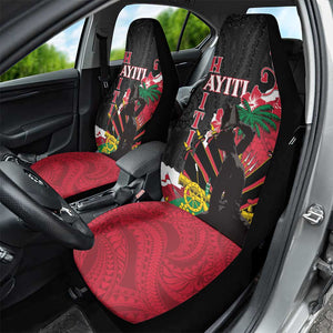 Personalised Afro Ayiti Neg Marron Car Seat Cover Dashiki Mix Polynesian Pattern