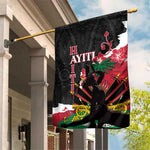 Personalised Afro Ayiti Neg Marron Garden Flag Dashiki Mix Polynesian Pattern
