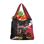 Personalised Afro Ayiti Neg Marron Grocery Bag Dashiki Mix Polynesian Pattern