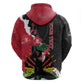 Personalised Afro Ayiti Neg Marron Hoodie Dashiki Mix Polynesian Pattern