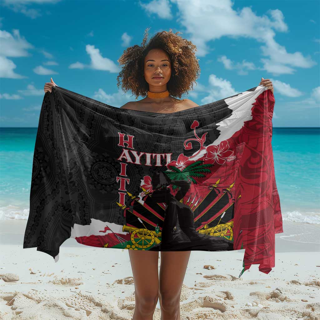 Personalised Afro Ayiti Neg Marron Sarong Dashiki Mix Polynesian Pattern