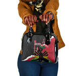 Personalised Afro Ayiti Neg Marron Shoulder Handbag Dashiki Mix Polynesian Pattern