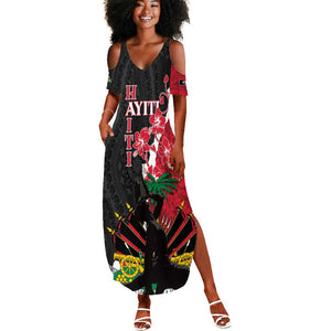 Personalised Afro Ayiti Neg Marron Summer Maxi Dress Dashiki Mix Polynesian Pattern