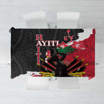 Personalised Afro Ayiti Neg Marron Tablecloth Dashiki Mix Polynesian Pattern