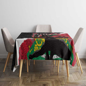 Personalised Afro Ayiti Neg Marron Tablecloth Dashiki Mix Polynesian Pattern